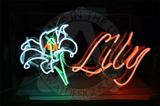 Neon Sign Lily
