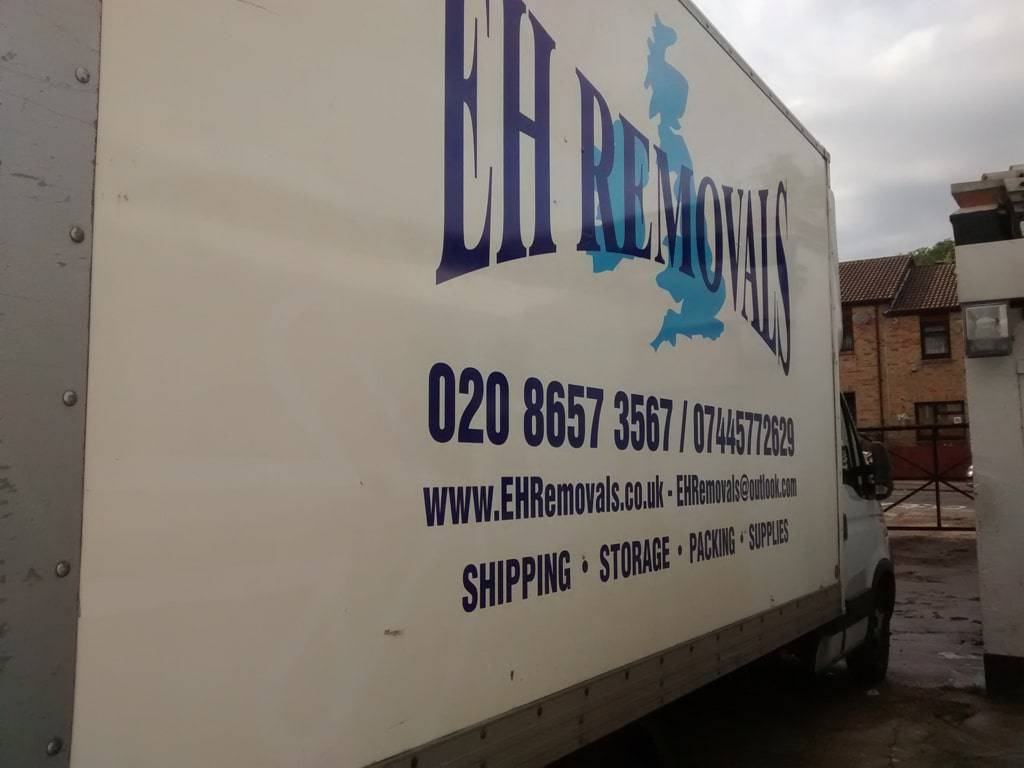EH Removals Vehicle Graphics