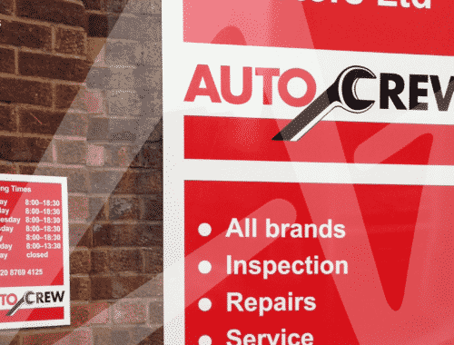 Auto Crew -Xtreme Motors - large format printing