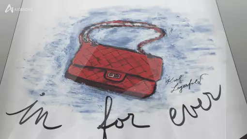 Digital Print - Karl Largerfeld