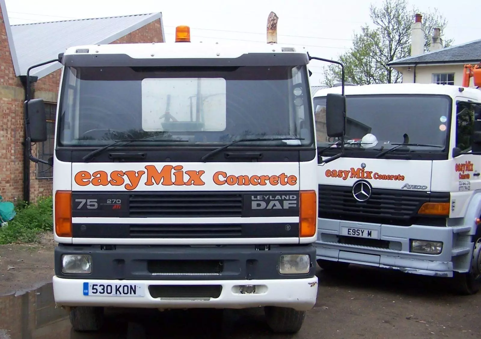 Easy Mix Concrete Vehicle Graphics