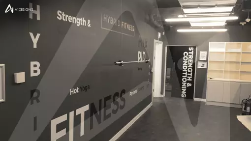 Hybrid Fitness - Gym Signage