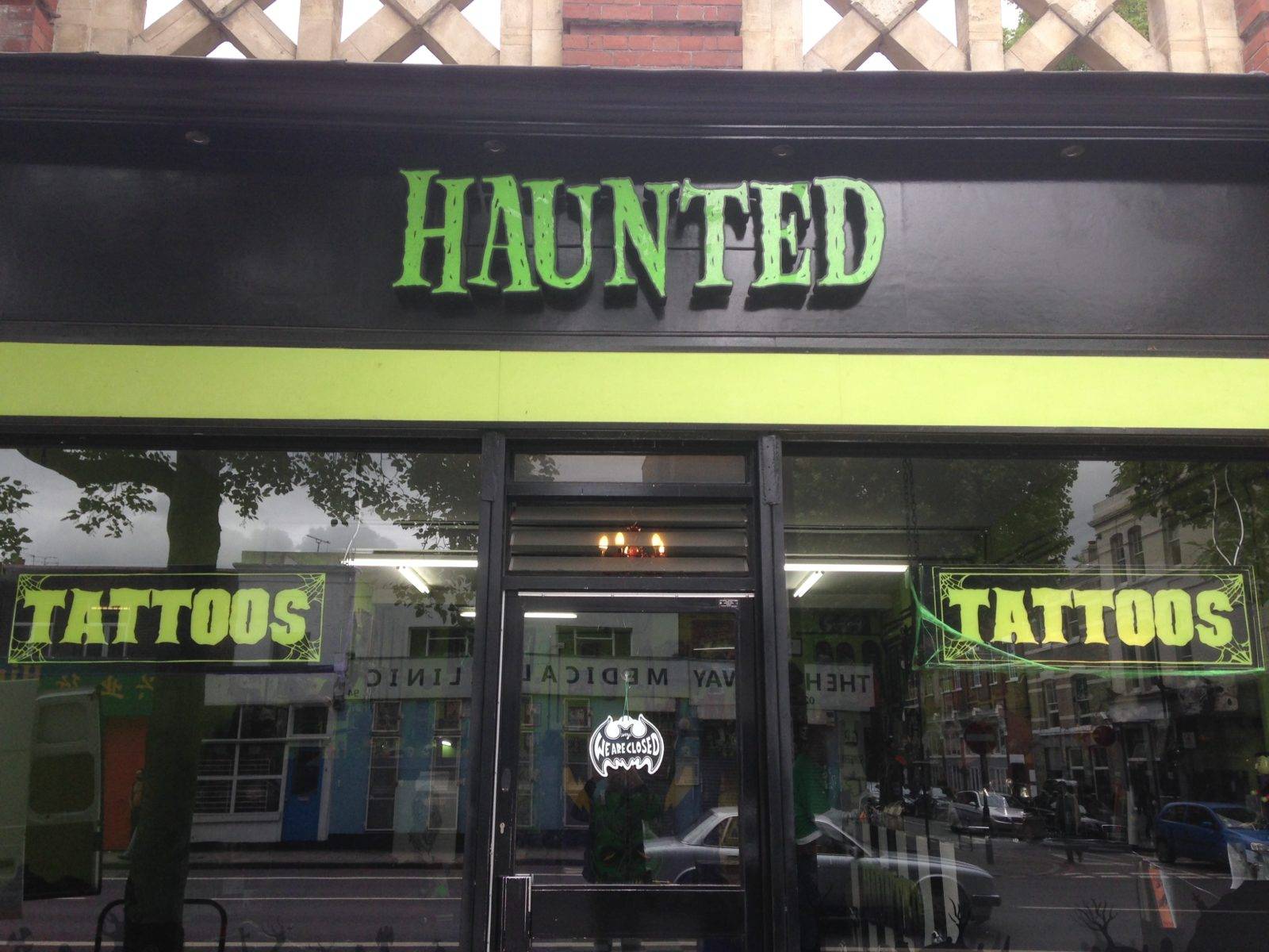 Haunted - Retail Shop Sign