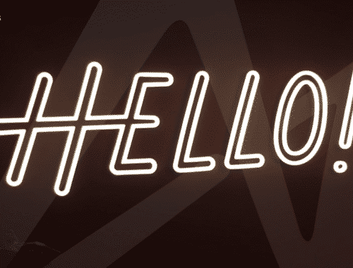 LED Neon Signs - Hello