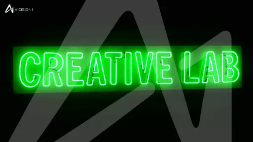 Creative Lab Neon Sign
