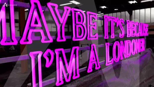 LED Neon Signs - Im a Londoner