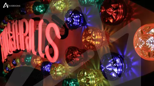 Thrills - Light Bulb Sign