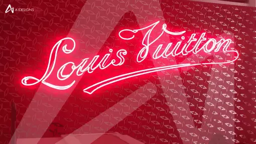 Louis Vuitton Neon Sign