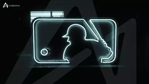 Custom Neon Sign - Major league Baseball