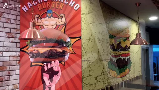 Nacho Macho Sigital Print Signage