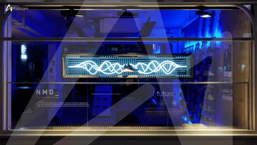 Adidas VM Neon Signage