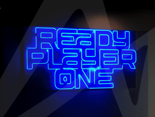 Custom Neon Sign - Ready Player One