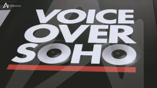 Voice Over Vinyl Sign
