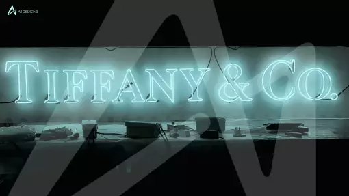 Custom Neon Sign - Tiffany & Co