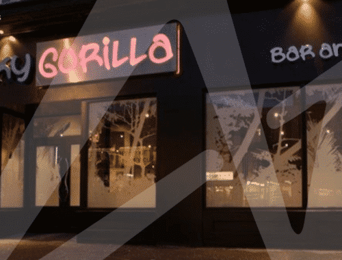Tonky Gorilla Restaurant sign