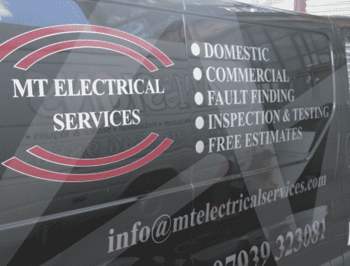MT Electrical Services - Vehicle Graphics