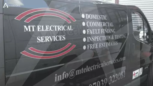 MT Electrical Services - Vehicle Graphics