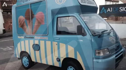 Ice Cream Van Vehicle Graphics