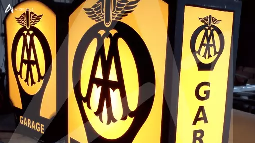 AA Garage Vintage Sign