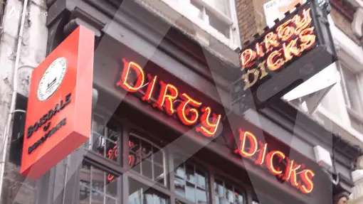 Dirty Dicks vintage Neon Sign