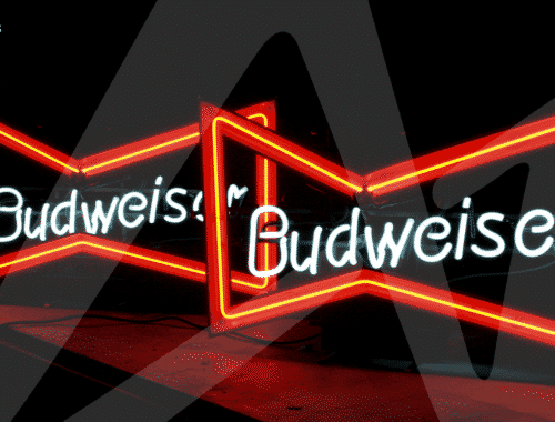 Budweiser Vintage Neon Sign