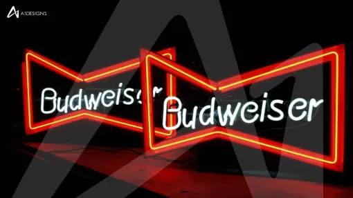 Budweiser Vintage Neon Sign
