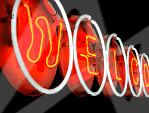 Welcome Custom Neon Sign