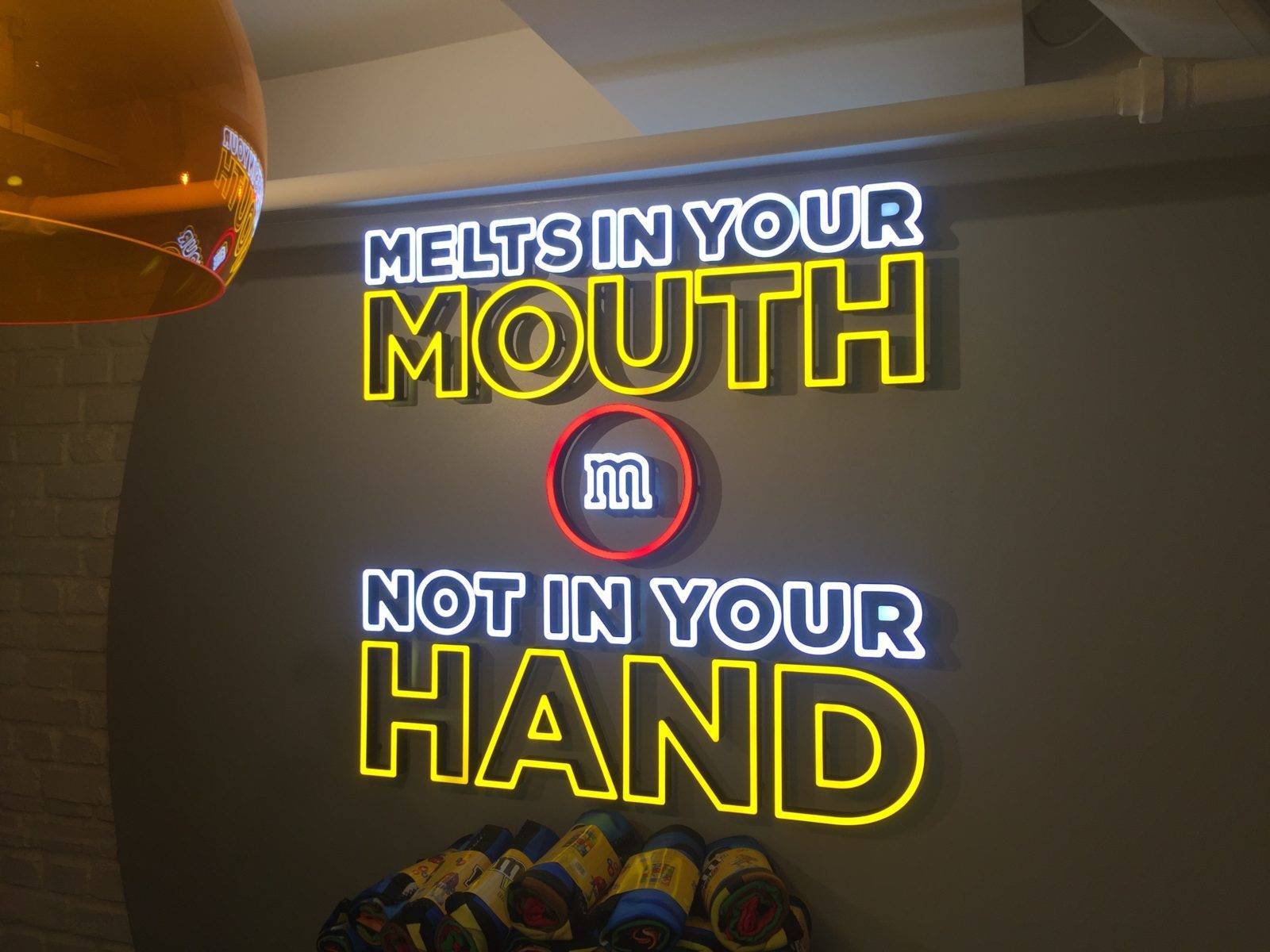 M & M LED Neon Sign