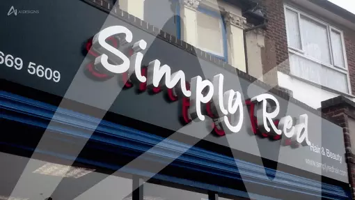 Simply Red - Shop Signs