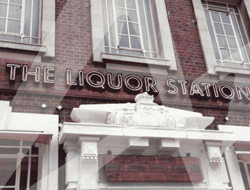 Liquor Station Signage