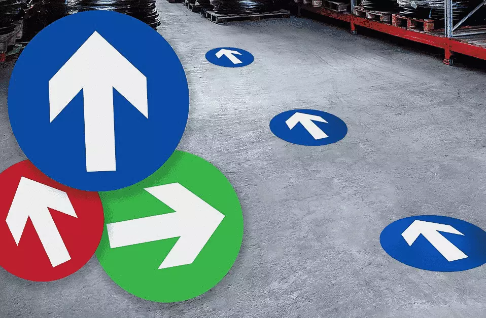 Arrow Floor Stickers