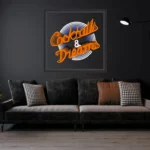 CocktailsandDreams-ORANGE Infinity Mirror