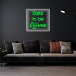 DareToBeDifferent-GREEN Infinity Mirror