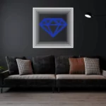 Diamond-BLUE Infinity Mirror