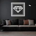 Diamond-WHITE Infinity Mirror