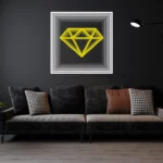 Diamond-YELLOW Infinity Mirror