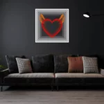 HeartandHorns-ORANGE Infinity Mirror