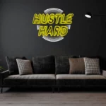 HustleHard-YELLOW Infinity Mirror