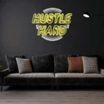 HustleHard-YELLOW-LEMON Infinity Mirror