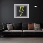 LightningBolt-YELLOW-LEMON Infinity Mirror