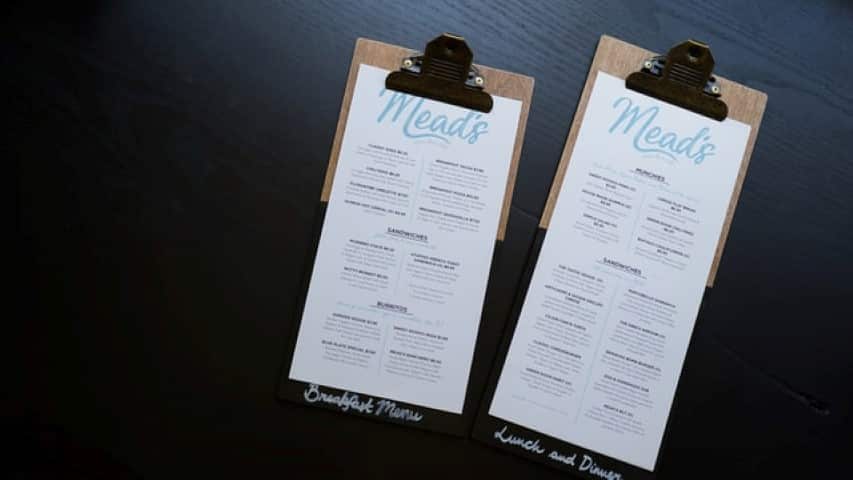 Menus and Flyers