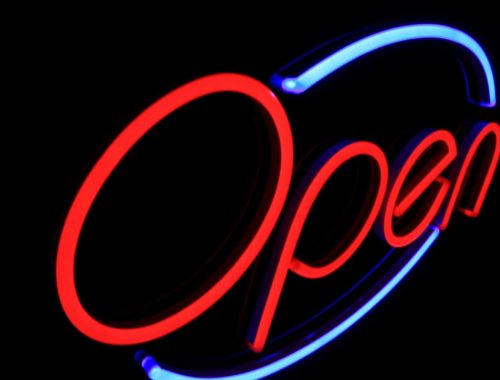 Open LED Flex Neon Sign