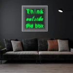 ThinkOutsideTheBox-GREEN Infinity mirror