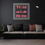 ThinkOutsideTheBox-PEACH-PINK Infinity Mirror