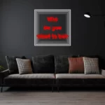 WhoDoYouWantToBe-RED Infinity Mirror