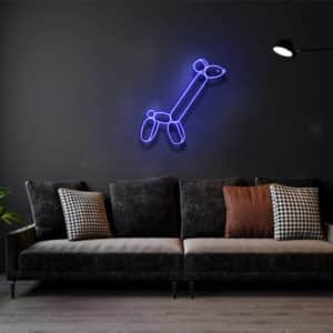 Balloon Giraffe - Led Flex Neon Sign