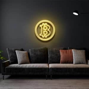 Bitcoin Logo - Led Flex Neon Sign