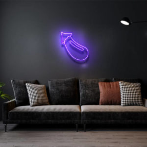Eggplant - Led Flex Neon Sign