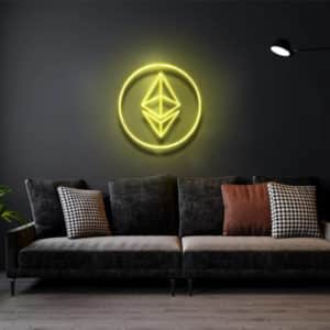 Ethereum Logo - Led Flex Neon Sign
