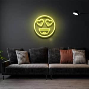 Heart Eyes - Led Flex Neon Sign